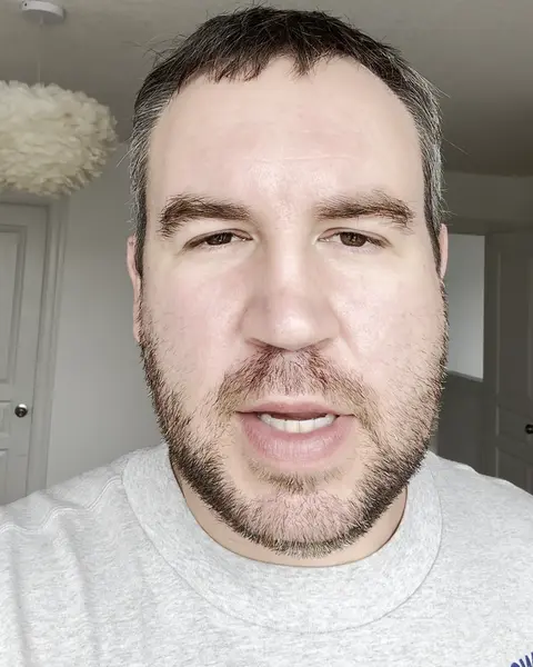 Matt Henderson recording his video testimonial about an SEO and AI search audit